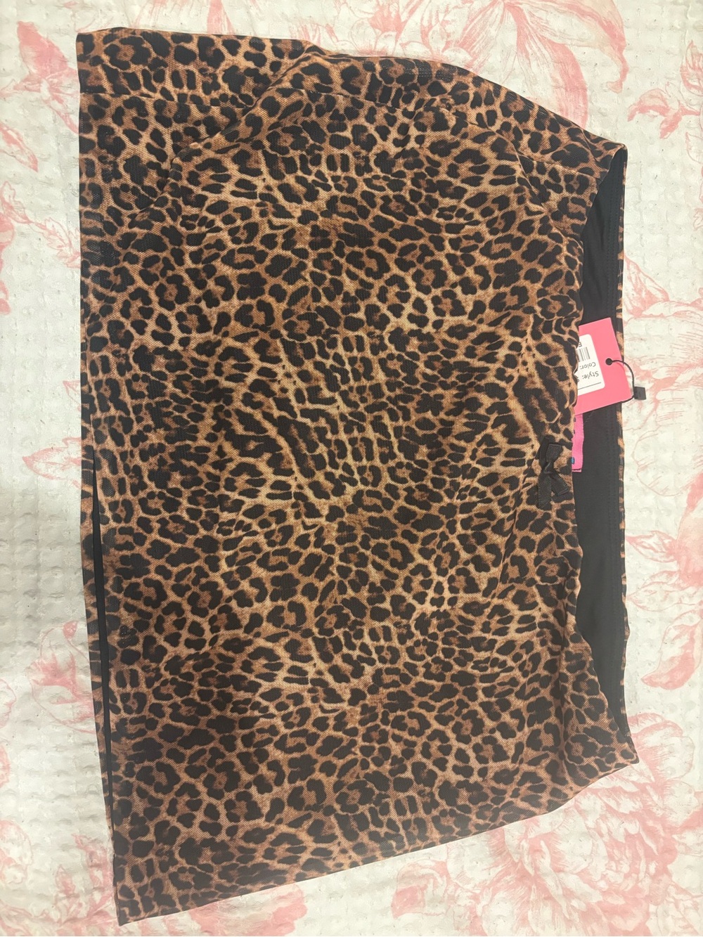 Leopard Print Mini Skirt - Edikted